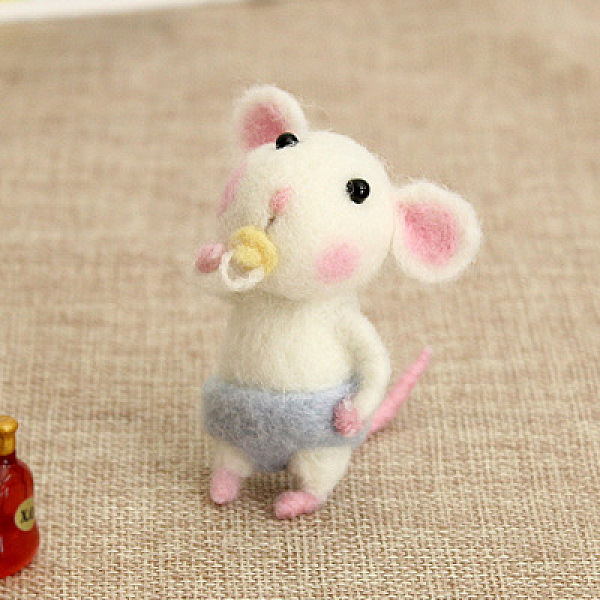 PandaHall Mouse Wool Felt Needle Felting Kit with Instructions, Felting Needles Felting Kits for Beginners Arts, Pink, Needles: 86x5.5x1.8mm...
PandaHall Mouse Wool Felt Needle Felting Kit with Instructions, Felting Needles Felting Kits for Beginners Arts, Pink, Needles: 86x5.5x1.8mm...