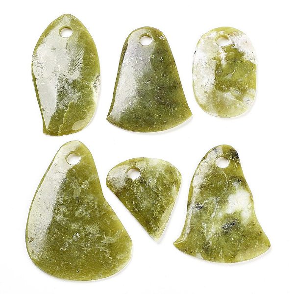 PandaHall Natural Lemon Jade Big Pendants, Large Hole Nuggets Charms, 67~107x48~77x6~7mm, Hole: 9.5mm Lemon Jade Nuggets
PandaHall Natural Lemon Jade Big Pendants, Large Hole Nuggets Charms, 67~107x48~77x6~7mm, Hole: 9.5mm Lemon Jade Nuggets