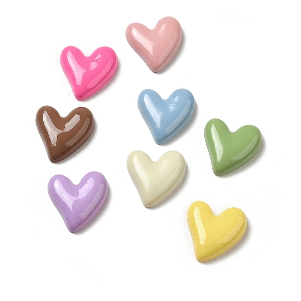 PandaHall Opaque Resin Cabochons, for Jewelry Making, Mixed Color, Heart, 21x20x5mm Resin Heart Multicolor
PandaHall Opaque Resin Cabochons, for Jewelry Making, Mixed Color, Heart, 21x20x5mm Resin Heart Multicolor