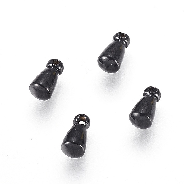 PandaHall 304 Stainless Steel Charms, Chain Extender Drop, Teardrop, Electrophoresis Black, 6x3mm, Hole: 1mm 304 Stainless Steel Teardrop
PandaHall 304 Stainless Steel Charms, Chain Extender Drop, Teardrop, Electrophoresis Black, 6x3mm, Hole: 1mm 304 Stainless Steel Teardrop