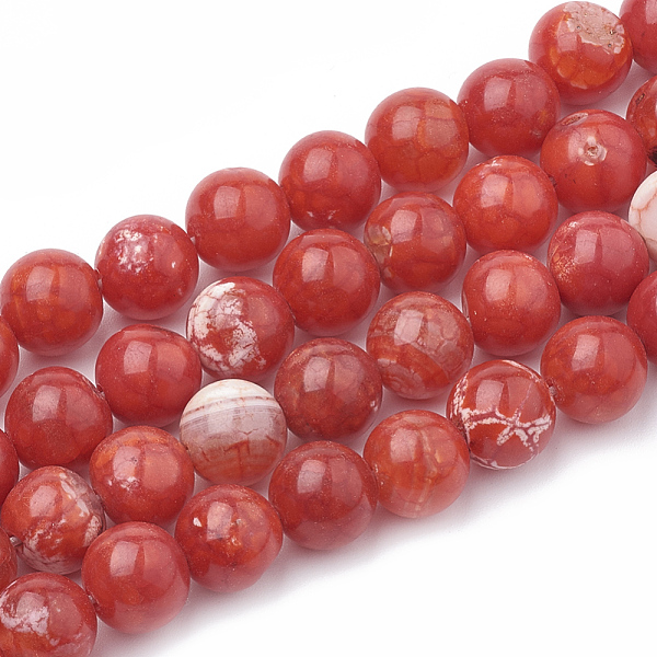 PandaHall Dyed Natural Crackle Agate Beads Strands, Round, Red, 10~11mm, Hole: 1mm, about 38pcs/strand, 15.1 inch Crackle Agate Round Red
PandaHall Dyed Natural Crackle Agate Beads Strands, Round, Red, 10~11mm, Hole: 1mm, about 38pcs/strand, 15.1 inch Crackle Agate Round Red