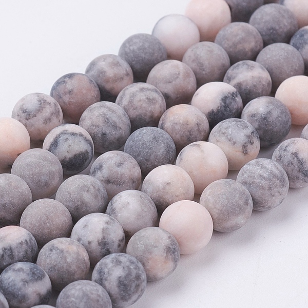 PandaHall Natural Pink Zebra Jasper Beads Strands, Frosted, Round, 6mm, Hole: 0.8mm, about 63pcs/strand, 15.3 inch(39cm) Zebra Jasper Round
PandaHall Natural Pink Zebra Jasper Beads Strands, Frosted, Round, 6mm, Hole: 0.8mm, about 63pcs/strand, 15.3 inch(39cm) Zebra Jasper Round