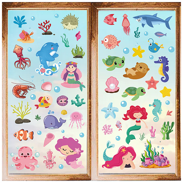 PandaHall CRASPIRE 8 Styles Ocean Animal Wall Stickers Marine Creatures Window Cling Decals Cartoon PVC Waterproof Self Adhesive Stickers...
PandaHall CRASPIRE 8 Styles Ocean Animal Wall Stickers Marine Creatures Window Cling Decals Cartoon PVC Waterproof Self Adhesive Stickers...