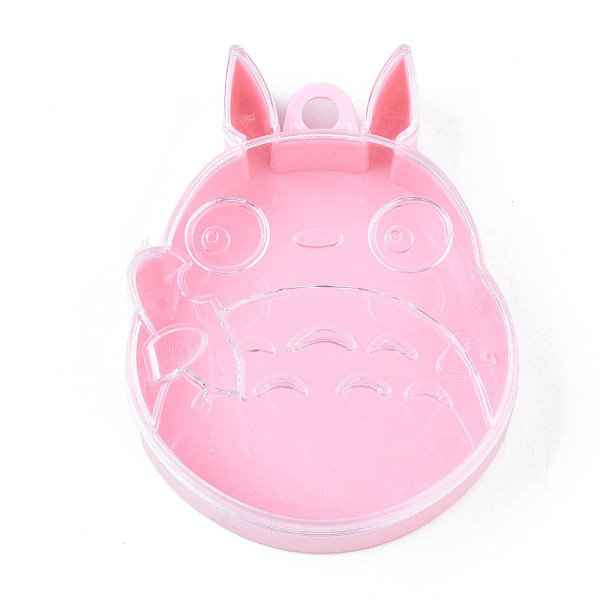 PandaHall Polystyrene Plastic Bead Containers, Candy Treat Gift Box, for Wedding Party Packing Box, Totoro, Pink, 11.5x8.9x3.2cm, Hole...
PandaHall Polystyrene Plastic Bead Containers, Candy Treat Gift Box, for Wedding Party Packing Box, Totoro, Pink, 11.5x8.9x3.2cm, Hole...