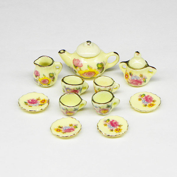 PandaHall Porcelain Miniature Teapot Cup Set Ornaments, Micro Landscape Garden Dollhouse Accessories, Pretending Prop Decorations, Light...
PandaHall Porcelain Miniature Teapot Cup Set Ornaments, Micro Landscape Garden Dollhouse Accessories, Pretending Prop Decorations, Light...