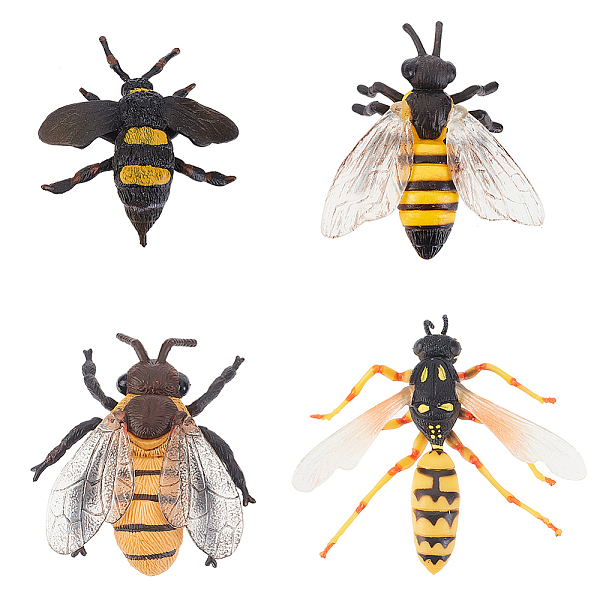 PandaHall Olycraft 4Pcs 4 Style Plastic Insect Models, Bug Toys Figurines, Learning & Education Toys, Bees & Wasps, Mixed Color..., Multicolor
PandaHall Olycraft 4Pcs 4 Style Plastic Insect Models, Bug Toys Figurines, Learning & Education Toys, Bees & Wasps, Mixed Color..., Multicolor