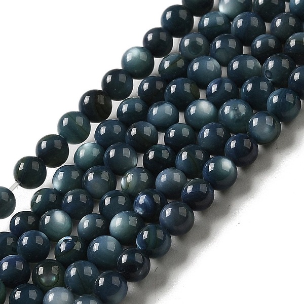 PandaHall Natural Freshwater Shell Beads Strands, Round, Dyed, Prussian Blue, 3mm, Hole: 0.5mm, about 124~132pcs/strand, 14.96''(38cm)...
PandaHall Natural Freshwater Shell Beads Strands, Round, Dyed, Prussian Blue, 3mm, Hole: 0.5mm, about 124~132pcs/strand, 14.96''(38cm)...