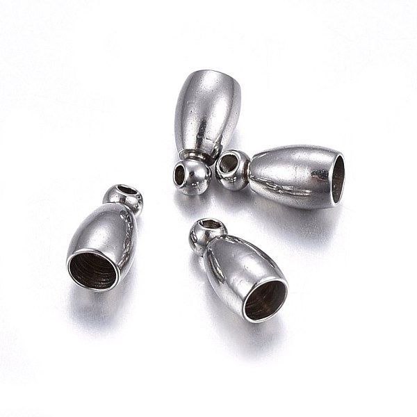 PandaHall 304 Stainless Steel Cord Ends, End Caps, Oval, Stainless Steel Color, 7x3.5mm, Hole: 1mm, Inner Diameter: 2.5mm 304 Stainless...
PandaHall 304 Stainless Steel Cord Ends, End Caps, Oval, Stainless Steel Color, 7x3.5mm, Hole: 1mm, Inner Diameter: 2.5mm 304 Stainless...
