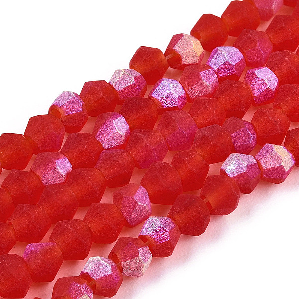 PandaHall Imitate Austrian Crystal Bicone Frosted Glass Beads Strands, Grade AA, Faceted, Crimson, 2x2.5mm, Hole: 0.7mm, about..., Pink
PandaHall Imitate Austrian Crystal Bicone Frosted Glass Beads Strands, Grade AA, Faceted, Crimson, 2x2.5mm, Hole: 0.7mm, about..., Pink