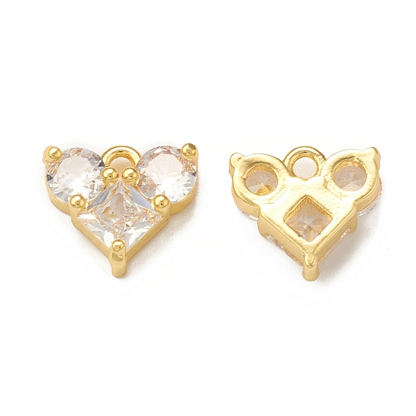 PandaHall Clear Glass Pendnants, with Brass Findings, Heart Charms, Real 18K Gold Plated, 9x10x3.5mm, Hole: 1.4mm Brass+Glass Heart Clear
PandaHall Clear Glass Pendnants, with Brass Findings, Heart Charms, Real 18K Gold Plated, 9x10x3.5mm, Hole: 1.4mm Brass+Glass Heart Clear