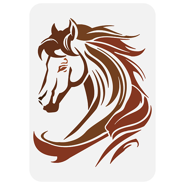 PandaHall FINGERINSPIRE Horse Head Painting Stencil 8.3x11.7inch Reusable Line Horse Drawing Template Rectangle Head of Horse Stencil for...
PandaHall FINGERINSPIRE Horse Head Painting Stencil 8.3x11.7inch Reusable Line Horse Drawing Template Rectangle Head of Horse Stencil for...