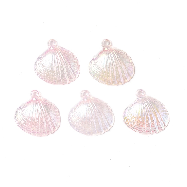 PandaHall UV Plating Opaque Acrylic Pendants, AB Color, Shell Charm, Misty Rose, 28x27x7mm, Hole: 2mm Acrylic Shell Shape
PandaHall UV Plating Opaque Acrylic Pendants, AB Color, Shell Charm, Misty Rose, 28x27x7mm, Hole: 2mm Acrylic Shell Shape