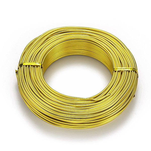 PandaHall Round Aluminum Wire, Flexible Craft Wire, for Beading Jewelry Doll Craft Making, Yellow, 12 Gauge, 2.0mm, 55m/500g(180.4...
PandaHall Round Aluminum Wire, Flexible Craft Wire, for Beading Jewelry Doll Craft Making, Yellow, 12 Gauge, 2.0mm, 55m/500g(180.4...