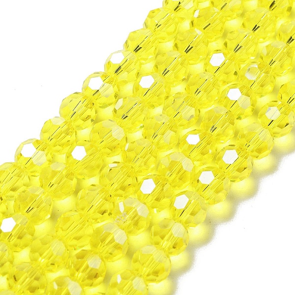 PandaHall Electroplate Transparent Glass Beads Strands, Faceted(32 Facets), Round, Pearl Luster Plated, Yellow, 8mm, Hole: 1mm, about...
PandaHall Electroplate Transparent Glass Beads Strands, Faceted(32 Facets), Round, Pearl Luster Plated, Yellow, 8mm, Hole: 1mm, about...