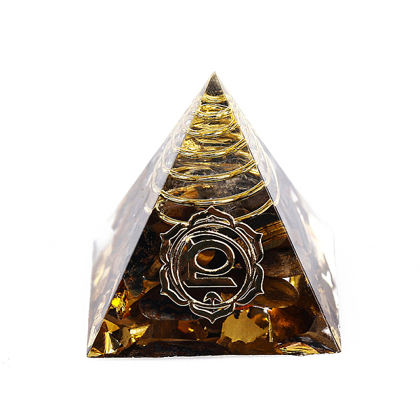 PandaHall Chakra Pattern Orgonite Pyramid Resin Display Decorations, Healing Pyramids, for Stress Reduce Healing Meditation, with Brass...
PandaHall Chakra Pattern Orgonite Pyramid Resin Display Decorations, Healing Pyramids, for Stress Reduce Healing Meditation, with Brass...