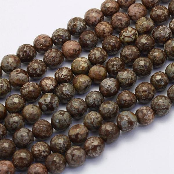 PandaHall Natural Snowflake Obsidian Beads Strands, Round, Faceted, 10~10.5mm, Hole: 1mm, about 36pcs/strand, 15.7 inch(40cm) Snowflake...
PandaHall Natural Snowflake Obsidian Beads Strands, Round, Faceted, 10~10.5mm, Hole: 1mm, about 36pcs/strand, 15.7 inch(40cm) Snowflake...
