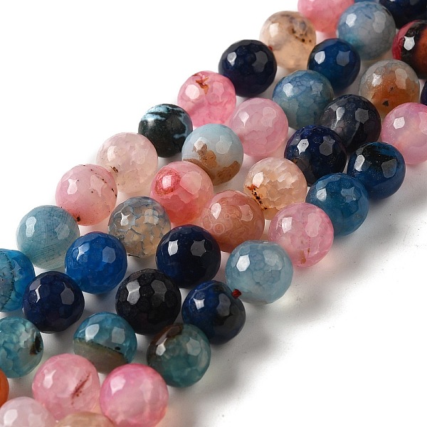 PandaHall Dyed Natural Multi-Color Agate Beads Strands, Faceted Round, Colorful, 10mm, Hole: 1mm, about 38pcs/strand, 14.5 inch Multi-Color...
PandaHall Dyed Natural Multi-Color Agate Beads Strands, Faceted Round, Colorful, 10mm, Hole: 1mm, about 38pcs/strand, 14.5 inch Multi-Color...