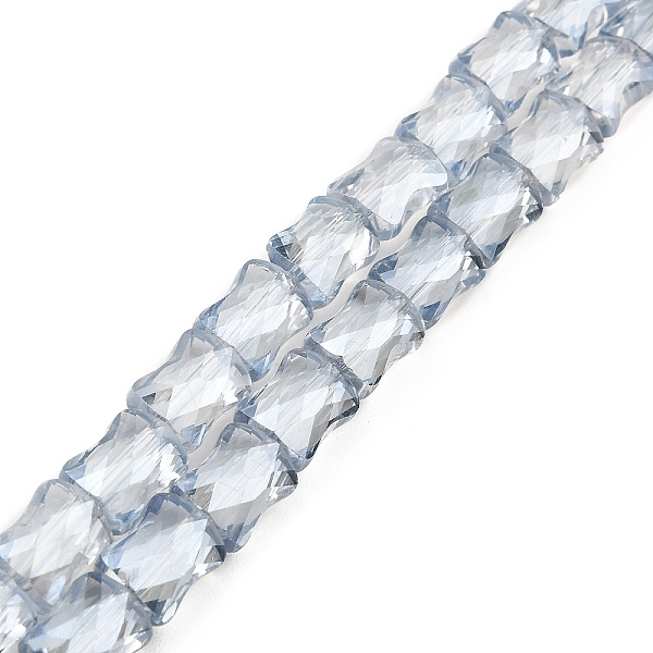PandaHall AB Color Plated Transparent Glass Beads Strands, Faceted Bamboo Stick, Light Steel Blue, 10.5~11x8x5mm, Hole: 1mm, about...
PandaHall AB Color Plated Transparent Glass Beads Strands, Faceted Bamboo Stick, Light Steel Blue, 10.5~11x8x5mm, Hole: 1mm, about...