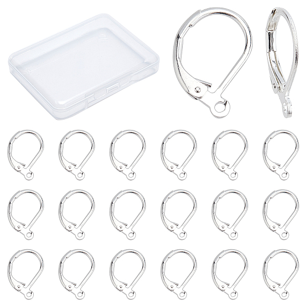 PandaHall CREATCABIN 1 Box 40Pcs Leverback Earrings Hook Silver Plated Lever Back Brass French Ear Wires with Open Loop Hypoallergenic for...
PandaHall CREATCABIN 1 Box 40Pcs Leverback Earrings Hook Silver Plated Lever Back Brass French Ear Wires with Open Loop Hypoallergenic for...