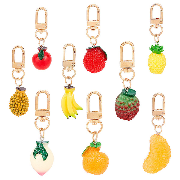 PandaHall WADORN 9 Styles Fruit Bag Charms, Fruit Keychain Pendant Summer Kawaii Keyring Decoration Charms Women Handbag Backpack Fruit..., Multicolor
PandaHall WADORN 9 Styles Fruit Bag Charms, Fruit Keychain Pendant Summer Kawaii Keyring Decoration Charms Women Handbag Backpack Fruit..., Multicolor