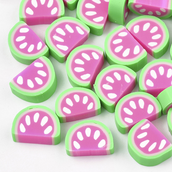 PandaHall Handmade Polymer Clay Cabochons, Fruit, Deep Pink, 10~11x13~15x5mm Polymer Clay Fruit Pink
PandaHall Handmade Polymer Clay Cabochons, Fruit, Deep Pink, 10~11x13~15x5mm Polymer Clay Fruit Pink