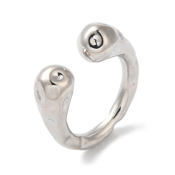PandaHall Rack Plating Brass Open Cuff Rings for Women, Cadmium Free & Lead Free, Long-Lasting Plated, Platinum, US Size 7 1/2(17.7mm) Brass
PandaHall Rack Plating Brass Open Cuff Rings for Women, Cadmium Free & Lead Free, Long-Lasting Plated, Platinum, US Size 7 1/2(17.7mm) Brass