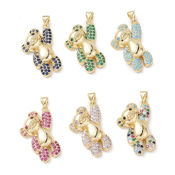 PandaHall Brass Micro Pave Cubic Zirconia Pendants, Real 16K Gold Plated, Bear Charms, Mixed Color, 26.5x18x7mm, Hole: 5x3mm. Brass+Cubic..., Multicolor
PandaHall Brass Micro Pave Cubic Zirconia Pendants, Real 16K Gold Plated, Bear Charms, Mixed Color, 26.5x18x7mm, Hole: 5x3mm. Brass+Cubic..., Multicolor