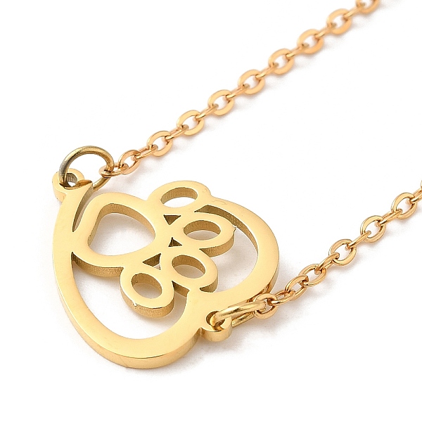 PandaHall 304 Stainless Steel Pendant Necklaces with Cable Chains, Hollow Heart with Paw Print, Golden, 16.93 inch(43cm) 304 Stainless Steel...
PandaHall 304 Stainless Steel Pendant Necklaces with Cable Chains, Hollow Heart with Paw Print, Golden, 16.93 inch(43cm) 304 Stainless Steel...