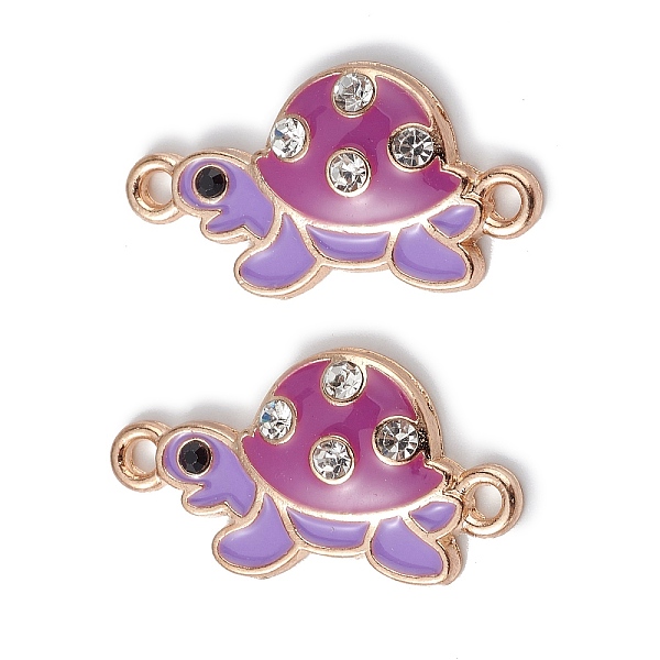 PandaHall Alloy Enamel Connector Charms, Tortoise Links with Crystal Rhinestone, Light Gold, Cadmium Free & Nickel Free & Lead Free, Medium..., Clear
PandaHall Alloy Enamel Connector Charms, Tortoise Links with Crystal Rhinestone, Light Gold, Cadmium Free & Nickel Free & Lead Free, Medium..., Clear