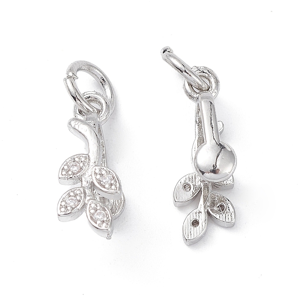 PandaHall Rack Plating Brass Pave Cubic Zirconia Leaf Shape Ice Pick Pinch Bails, with Open Jump Rings, Cadmium Free & Lead Free..., Clear
PandaHall Rack Plating Brass Pave Cubic Zirconia Leaf Shape Ice Pick Pinch Bails, with Open Jump Rings, Cadmium Free & Lead Free..., Clear