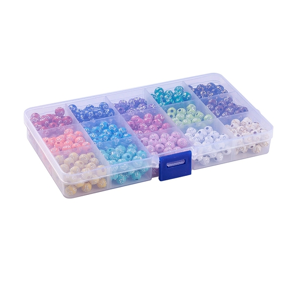 PandaHall Plating Acrylic Beads, Silver Metal Enlaced, Round with Cross, Mixed Color, 8mm, Hole: 2mm, 495pcs/box Acrylic Round Multicolor
PandaHall Plating Acrylic Beads, Silver Metal Enlaced, Round with Cross, Mixed Color, 8mm, Hole: 2mm, 495pcs/box Acrylic Round Multicolor