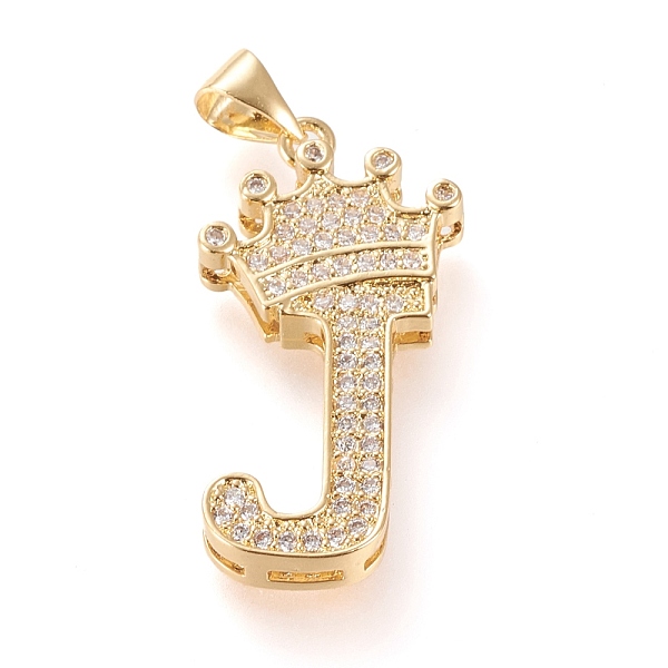 PandaHall Brass Micro Pave Cubic Zirconia Pendants, Long-Lasting Plated, with Snap on Bail, Letter.J with Crown, Real 18K Gold Plated, Clear...
PandaHall Brass Micro Pave Cubic Zirconia Pendants, Long-Lasting Plated, with Snap on Bail, Letter.J with Crown, Real 18K Gold Plated, Clear...