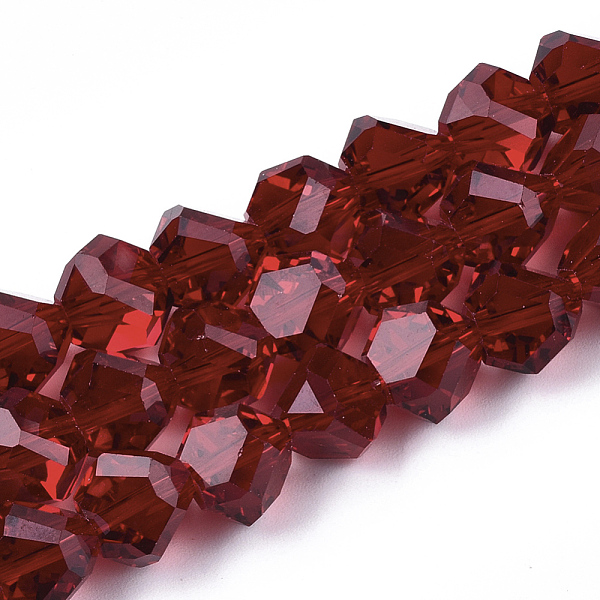 PandaHall Glass Beads Strands, Faceted, Triangular Pyramid, Dark Red, 9x9x9mm, Hole: 1.5mm, about 50pcs/strand, 17.3 inch Glass Pyramid Red
PandaHall Glass Beads Strands, Faceted, Triangular Pyramid, Dark Red, 9x9x9mm, Hole: 1.5mm, about 50pcs/strand, 17.3 inch Glass Pyramid Red
