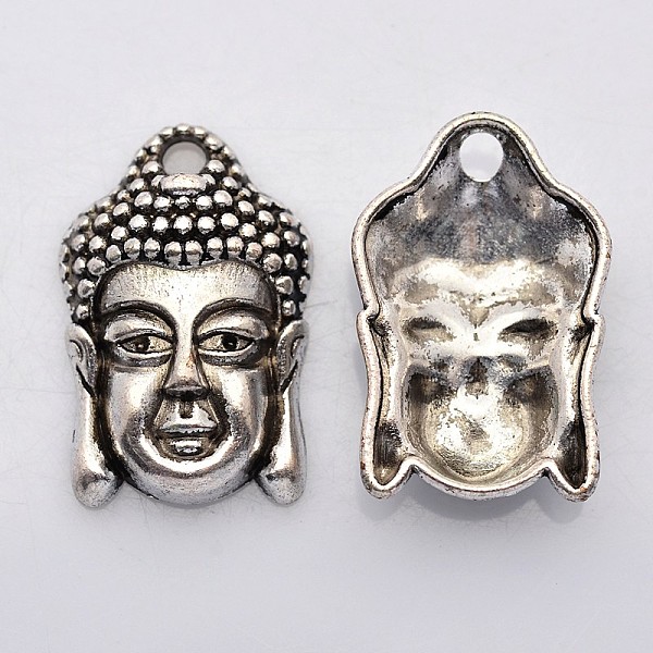 PandaHall Metal Alloy Pendants, Lead Free and Cadmium Free & Nickel Free, Buddha, Antique Silver, 26x18x6mm, Hole: 2mm Alloy Human
PandaHall Metal Alloy Pendants, Lead Free and Cadmium Free & Nickel Free, Buddha, Antique Silver, 26x18x6mm, Hole: 2mm Alloy Human
