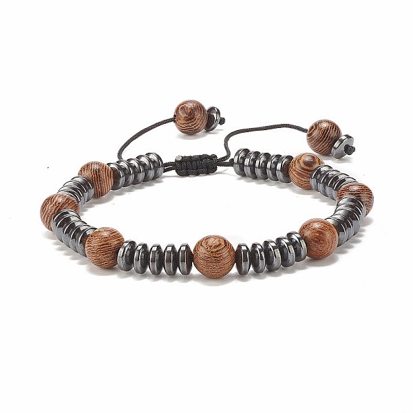 PandaHall Natural Wenge Wood & Synthetic Hematite Braided Bead Bracelet, Adjustable Yogo Bracelet for Women, Inner Diameter: 2-1/4~3-1/4..., Black
PandaHall Natural Wenge Wood & Synthetic Hematite Braided Bead Bracelet, Adjustable Yogo Bracelet for Women, Inner Diameter: 2-1/4~3-1/4..., Black