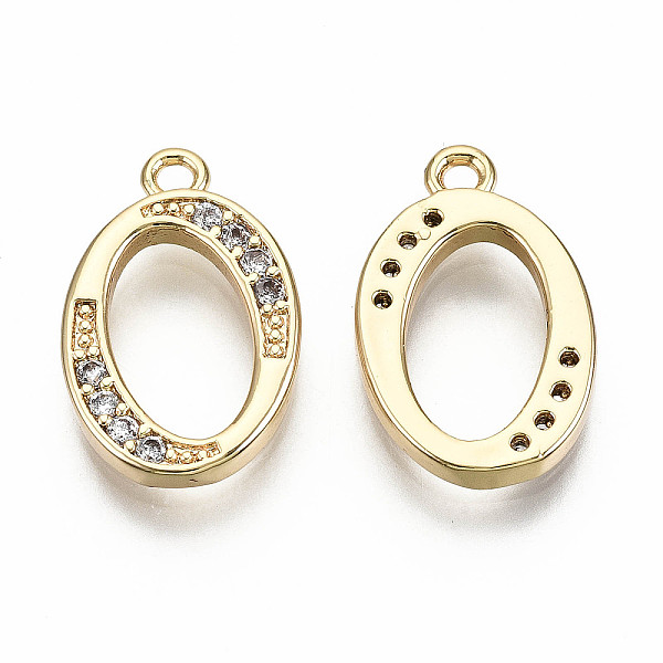 PandaHall Brass Micro Pave Clear Cubic Zirconia Pendants, Nickel Free, Real 18K Gold Plated, Word, Letter.O, 17x11x2mm, Hole: 1.5mm...
PandaHall Brass Micro Pave Clear Cubic Zirconia Pendants, Nickel Free, Real 18K Gold Plated, Word, Letter.O, 17x11x2mm, Hole: 1.5mm...
