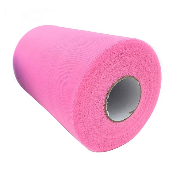 PandaHall Deco Mesh Ribbons, Tulle Fabric, Tulle Roll Spool Fabric For Skirt Making, Camellia, 6 inch(15cm), about 100yards/roll..., Pink
PandaHall Deco Mesh Ribbons, Tulle Fabric, Tulle Roll Spool Fabric For Skirt Making, Camellia, 6 inch(15cm), about 100yards/roll..., Pink