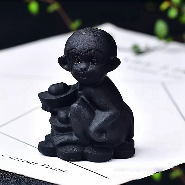 PandaHall Natural Obsidian Ornament Home Desktop Decoration Craft, Monkey, 60mm Obsidian Monkey
PandaHall Natural Obsidian Ornament Home Desktop Decoration Craft, Monkey, 60mm Obsidian Monkey