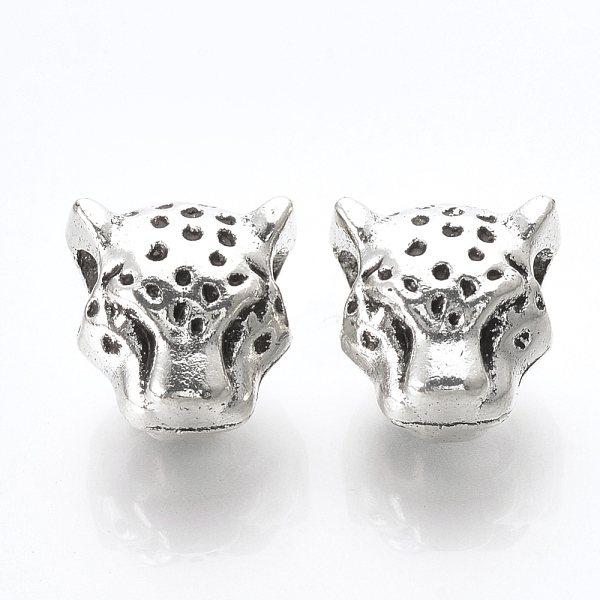PandaHall Tibetan Style Alloy European Beads, Large Hole Beads, Leopard Head, Lead Free & Cadmium Free, Antique Silver, 11.5x12x9mm, Hole...
PandaHall Tibetan Style Alloy European Beads, Large Hole Beads, Leopard Head, Lead Free & Cadmium Free, Antique Silver, 11.5x12x9mm, Hole...