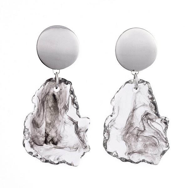 PandaHall Stud Earrings, with Resin Pendants, 304 Stainless Steel Stud Earring Findings and Jump Rings, Clear, 62.5mm, Pin: 0.6mm, Pendant...
PandaHall Stud Earrings, with Resin Pendants, 304 Stainless Steel Stud Earring Findings and Jump Rings, Clear, 62.5mm, Pin: 0.6mm, Pendant...