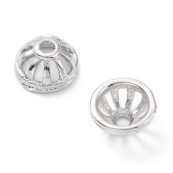 PandaHall Brass Bead Caps, Apetalous, Flat Round, Real Platinum Plated, 8.5x4mm, Hole: 1.8mm Brass
PandaHall Brass Bead Caps, Apetalous, Flat Round, Real Platinum Plated, 8.5x4mm, Hole: 1.8mm Brass