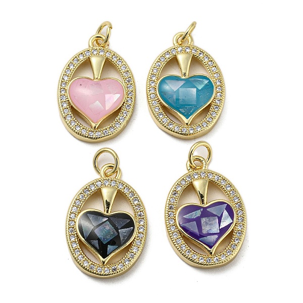 PandaHall Brass Micro Pave Cubic Zirconia Pendants, with Enamel Shell, Oval with Heart, Mixed Color, 21x14x4mm Brass+Cubic Zirconia+Shell..., Multicolor
PandaHall Brass Micro Pave Cubic Zirconia Pendants, with Enamel Shell, Oval with Heart, Mixed Color, 21x14x4mm Brass+Cubic Zirconia+Shell..., Multicolor