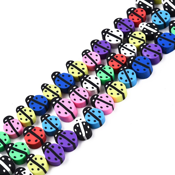 PandaHall Handmade Polymer Clay Beads Strand, Ladybug, Colorful, 10~12x7.5~10.5x4.5mm, Hole: 1.6mm, about 40pcs/strand, 13.39 inch~13.78...
PandaHall Handmade Polymer Clay Beads Strand, Ladybug, Colorful, 10~12x7.5~10.5x4.5mm, Hole: 1.6mm, about 40pcs/strand, 13.39 inch~13.78...