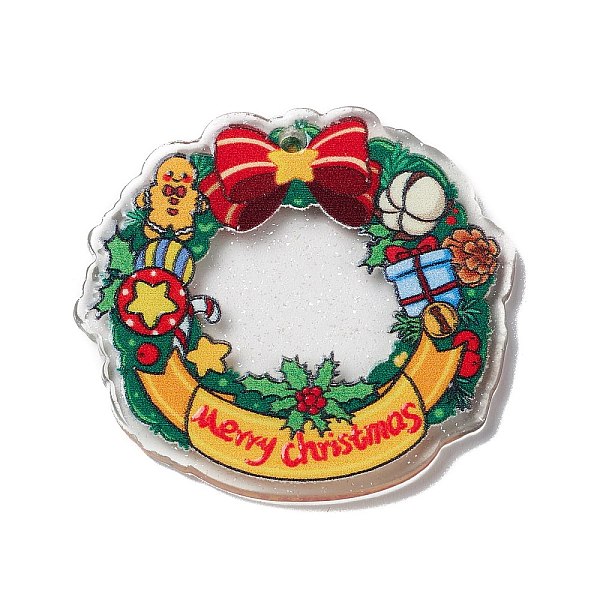 PandaHall Opaque One-sided Printed Acrylic Pendants, for Christmas, Yellow, 35x38x2.5mm, Hole: 2mm Acrylic Christmas Wreath Yellow
PandaHall Opaque One-sided Printed Acrylic Pendants, for Christmas, Yellow, 35x38x2.5mm, Hole: 2mm Acrylic Christmas Wreath Yellow