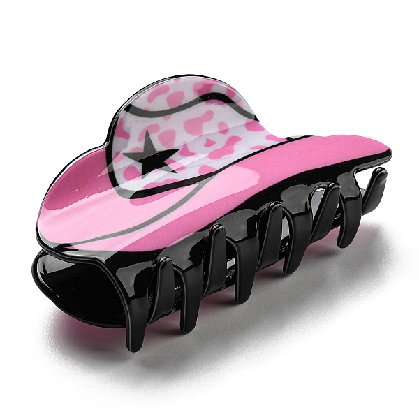 PandaHall Hat PVC Claw Hair Clips, for Woman Girl Thick Hair, Hot Pink, 42x85x40mm PVC Hat
PandaHall Hat PVC Claw Hair Clips, for Woman Girl Thick Hair, Hot Pink, 42x85x40mm PVC Hat