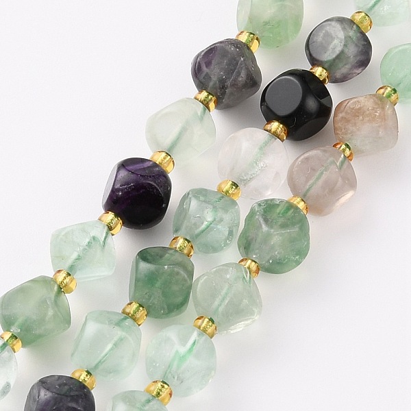 PandaHall Natural Fluorite Beads Strands, with Seed Beads, Six Sided Celestial Dice, Faceted, 8~8.5x8~8.5mm, Hole: 1mm, about 40pcs/strand...
PandaHall Natural Fluorite Beads Strands, with Seed Beads, Six Sided Celestial Dice, Faceted, 8~8.5x8~8.5mm, Hole: 1mm, about 40pcs/strand...