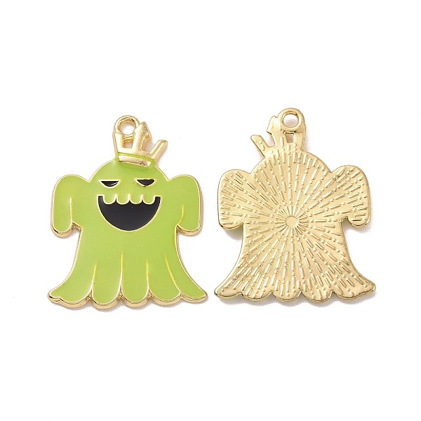 PandaHall Halloween Theme Rack Plating Alloy Enamel Pendants, Ghost Charms, Light Gold, 31x23.5x1.5mm, Hole: 2mm Alloy+Enamel Ghost
PandaHall Halloween Theme Rack Plating Alloy Enamel Pendants, Ghost Charms, Light Gold, 31x23.5x1.5mm, Hole: 2mm Alloy+Enamel Ghost
