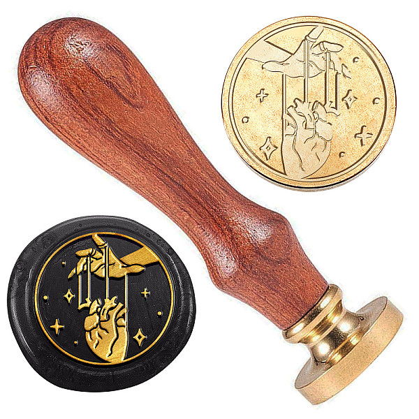 PandaHall Wax Seal Stamp Set, Brass Sealing Wax Stamp Head, with Wood Handle, for Envelopes Invitations, Gift Card, Heart, 83x22mm, Stamps...
PandaHall Wax Seal Stamp Set, Brass Sealing Wax Stamp Head, with Wood Handle, for Envelopes Invitations, Gift Card, Heart, 83x22mm, Stamps...