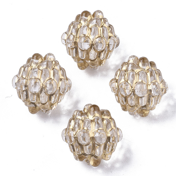 PandaHall Plating Transparent Acrylic Beads, Metal Enlaced, Bumpy Beads, Round, Clear, 12x11~12mm, Hole: 1.2mm Acrylic Round Clear
PandaHall Plating Transparent Acrylic Beads, Metal Enlaced, Bumpy Beads, Round, Clear, 12x11~12mm, Hole: 1.2mm Acrylic Round Clear