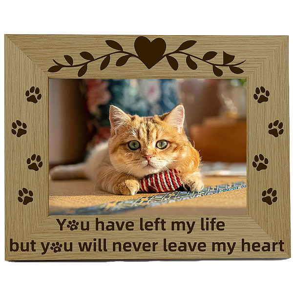 PandaHall CREATCABIN Cat Picture Frame Pet Paws Wood Photo Frames Engraved Display Wooden Tabletop for Hanging Wall Christmas Memorial Home...
PandaHall CREATCABIN Cat Picture Frame Pet Paws Wood Photo Frames Engraved Display Wooden Tabletop for Hanging Wall Christmas Memorial Home...
